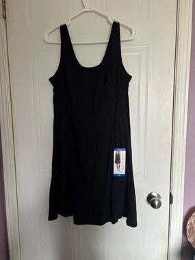 Lole Black Sleeveless A-Line Dress
